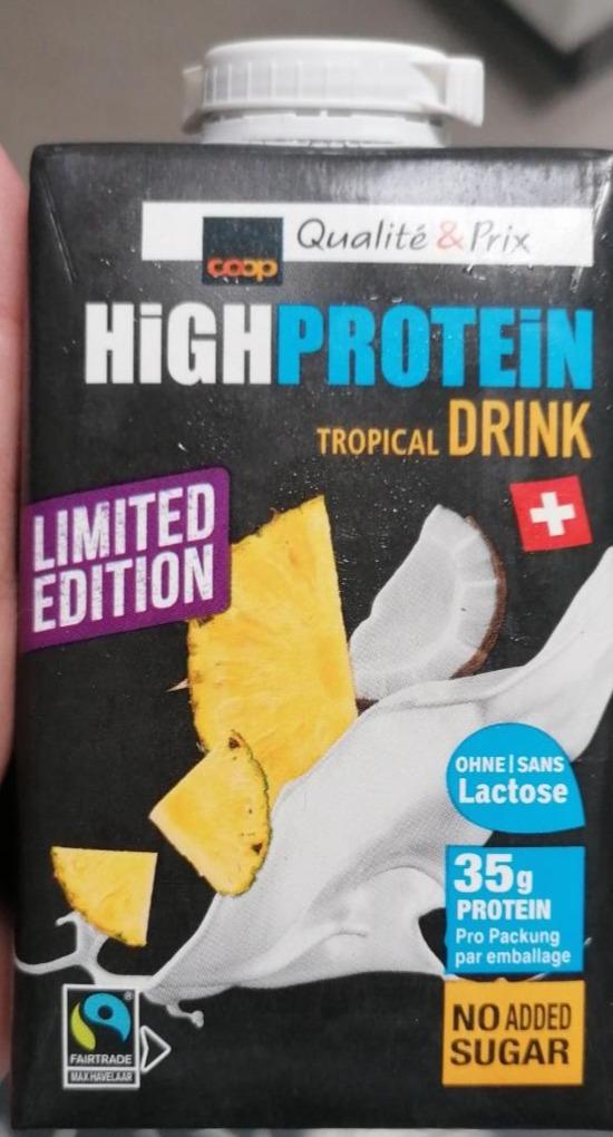 Fotografie - High protein Tropical drink coop
