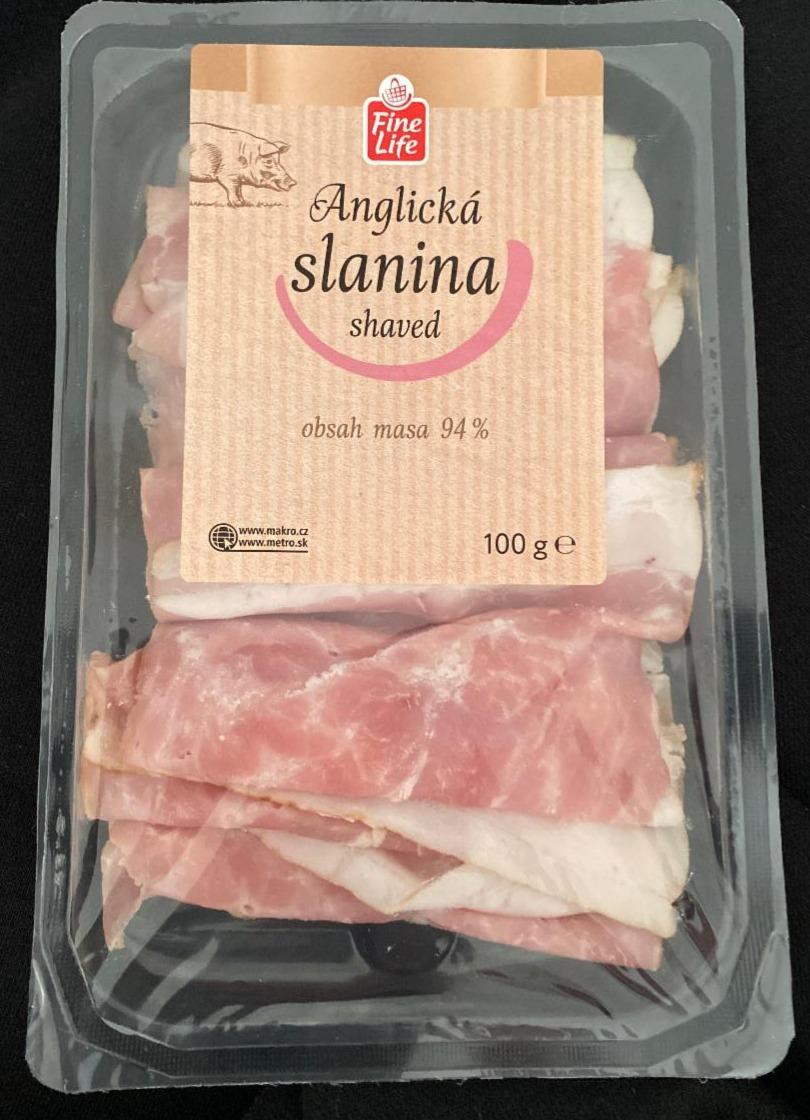 Fotografie - Anglická slanina shaved Fine Life