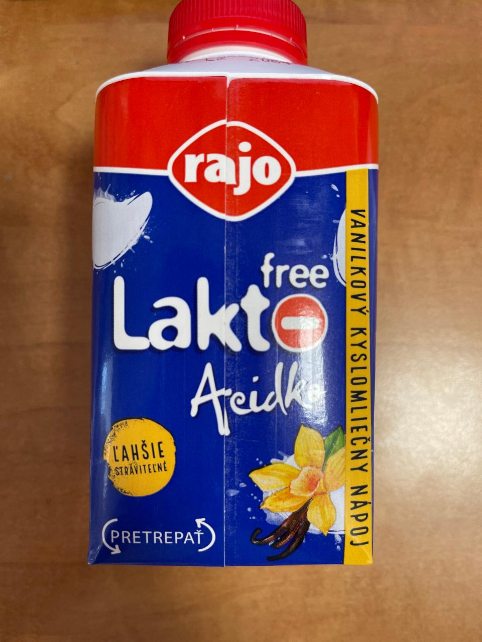 Fotografie - Lacto free Acidko Vanilkový Rajo