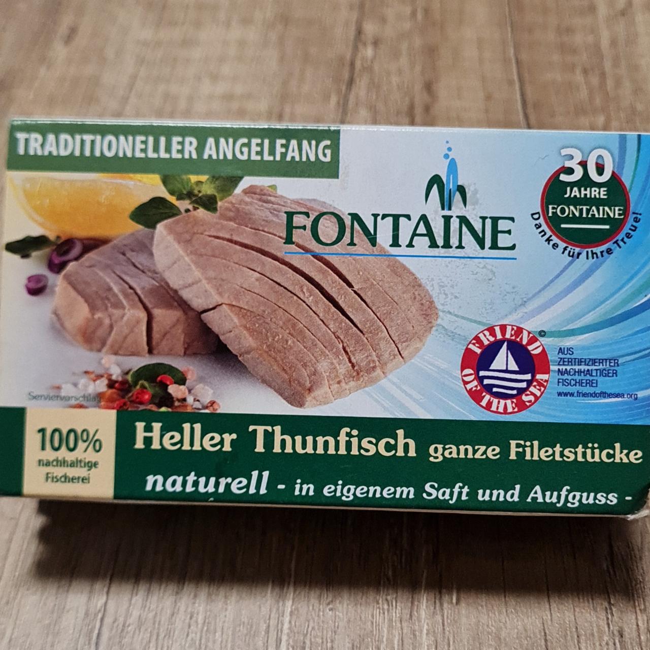 Fotografie - Heller Thunfisch ganze Filetstücke natrel Fontaine