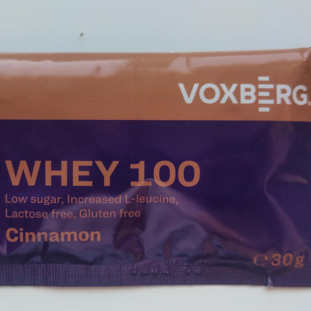 Fotografie - Whey 100 Cinnamon Voxberg