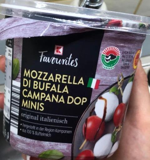 Fotografie - mozzarella di bufala campana dop minis K-Favourite