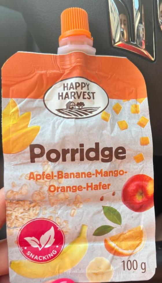 Fotografie - Porridge Apfel-Banane-Mango-Orange-Hafer Happy Harvest