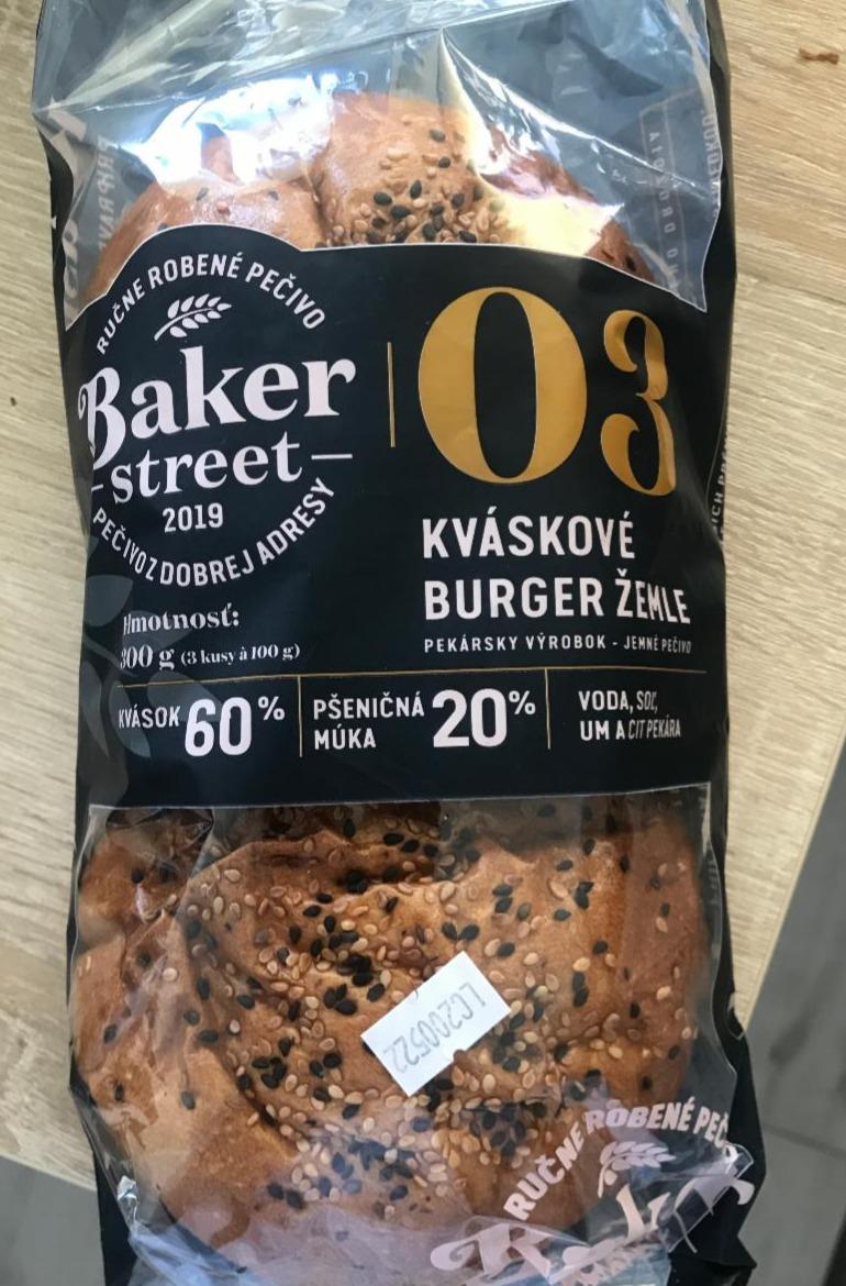 Fotografie - Kváskové Burger žemle Baker Street