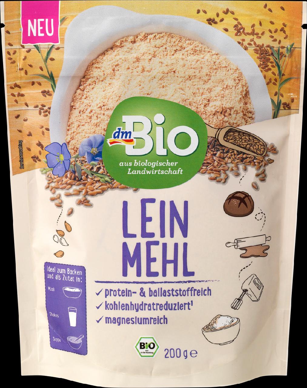 Fotografie - Lein Mehl dmBio