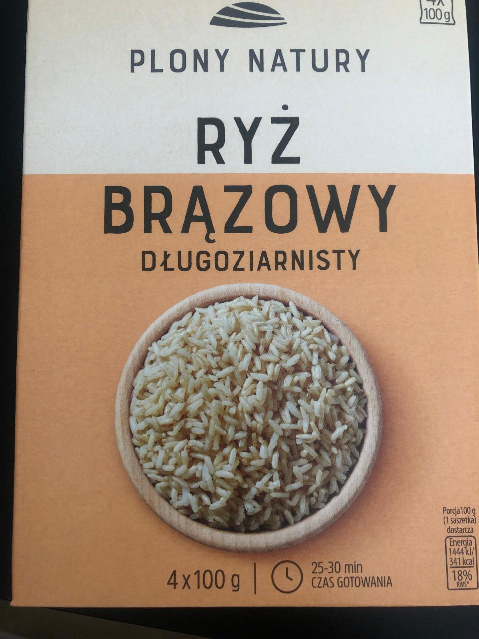 Fotografie - Ryż brązowy długoziarnisty Plony Natury