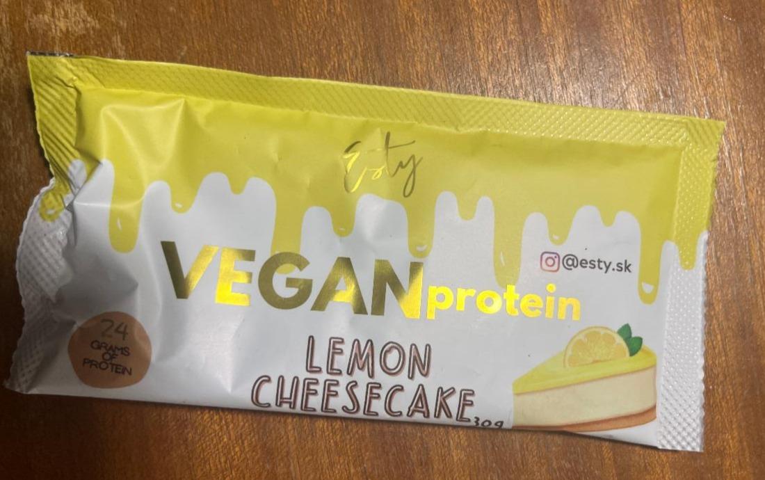 Fotografie - Vegan Protein Lemon Cheesecake Esty
