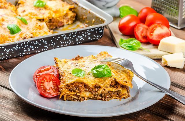 Fotografie - lasagne zapečené s mletým mäsom