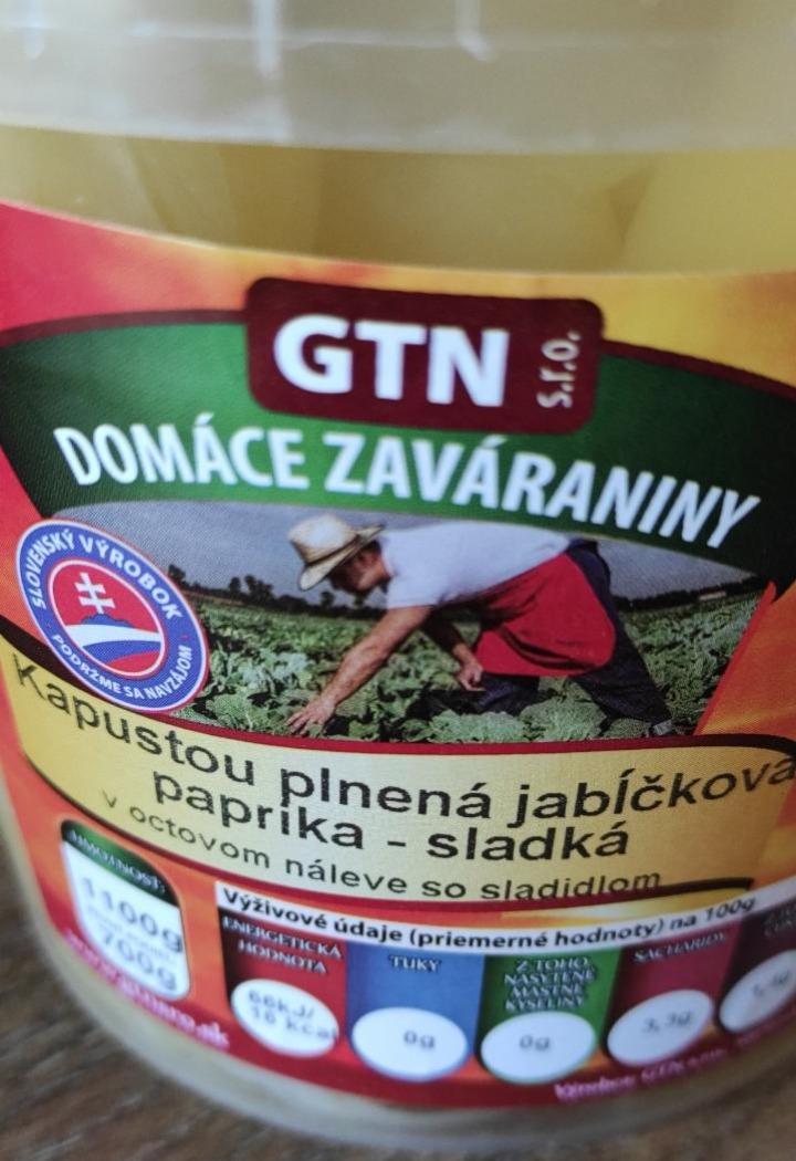 Fotografie - Kapustou plnená jablčková paprika sladká GTN s.r.o.