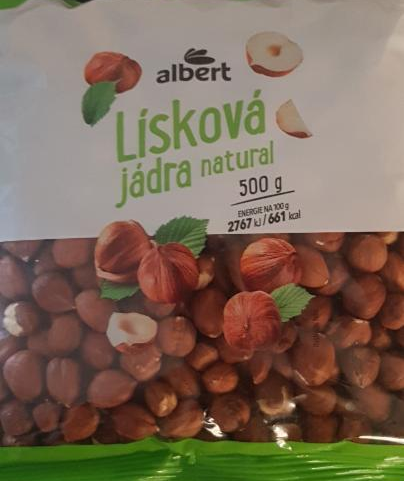 Fotografie - Lieskové jadrá natural Albert 