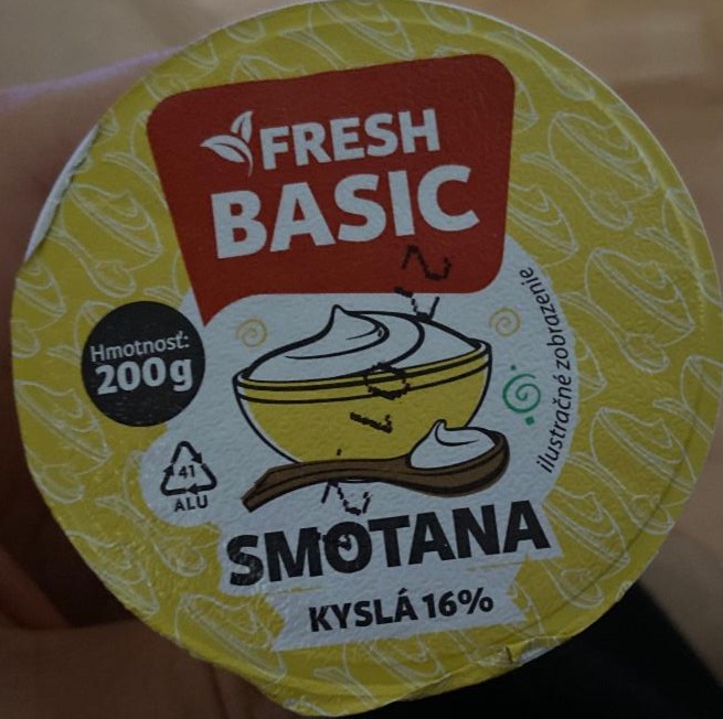 Fotografie - Smotana kyslá 16% Fresh Basic