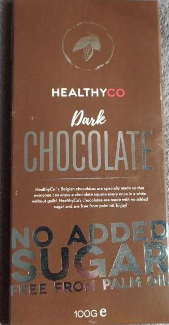 Fotografie - HealthyCo čokoláda dark