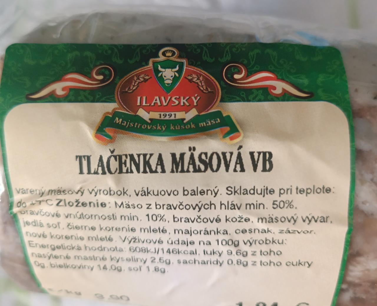 Fotografie - Tlačenka mäsová VB ILavský