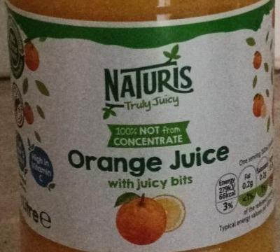 Fotografie - Orange Juice with juicy bits Naturis