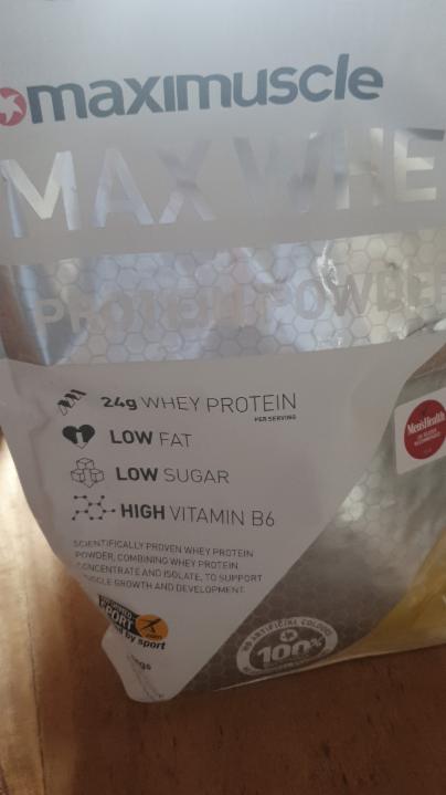 Fotografie - max whey protein powder Maximuscle