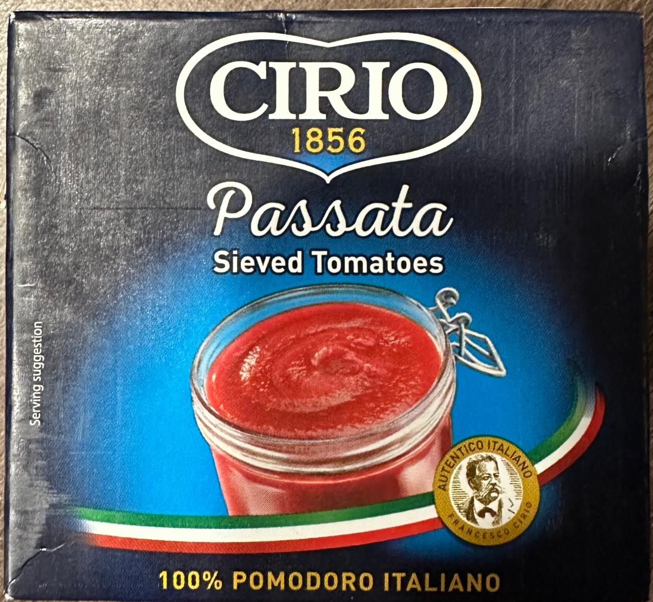Fotografie - Passata Sieved Tomatoes CIRIO