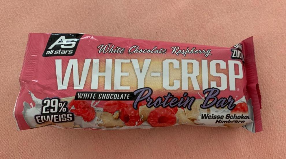 Fotografie - Whey - Crisp White chocolate Protein bar