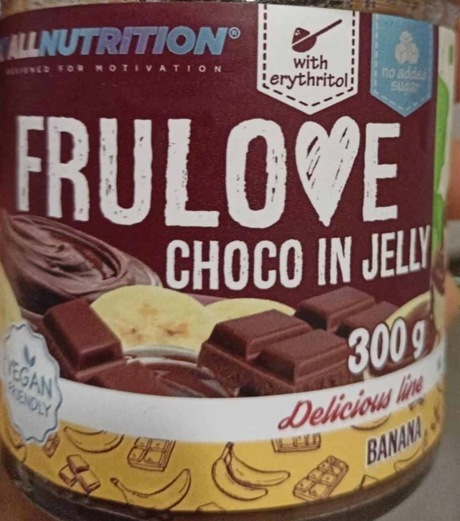 Fotografie - Frulove Choco in Jelly Banana Allnutrition