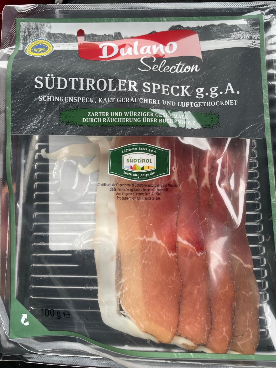 Fotografie - Südtiroler speck g.g.A. Dulano