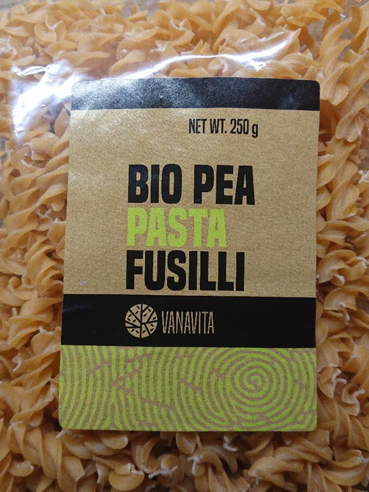 Fotografie - Bio Pea Pasta Fusilli Vanavita