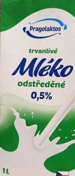 Fotografie - trvanlivé mlieko odtučnené 0,5% Pragolaktos