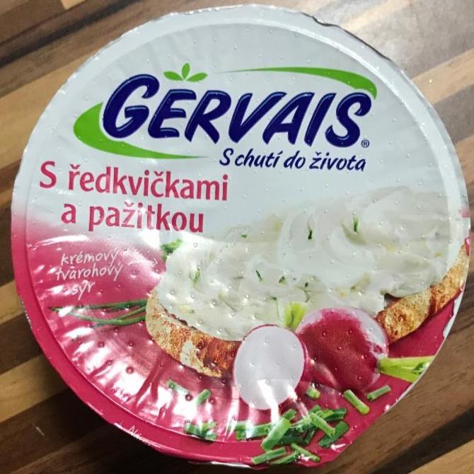 Fotografie - Gervais originál s reďkovkami a pažítkou