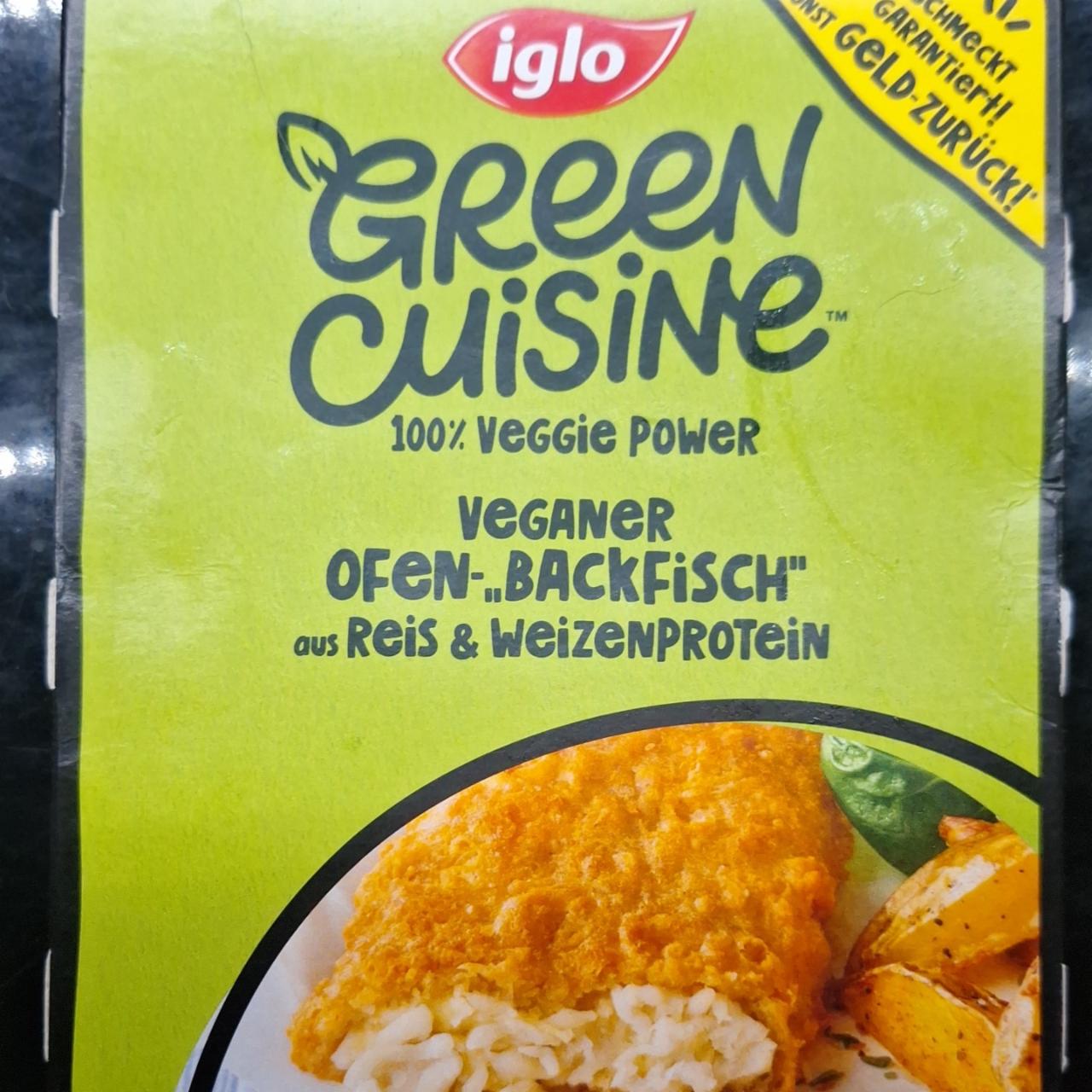 Fotografie - Green Cuisine Veganer ofen-backfisch Iglo