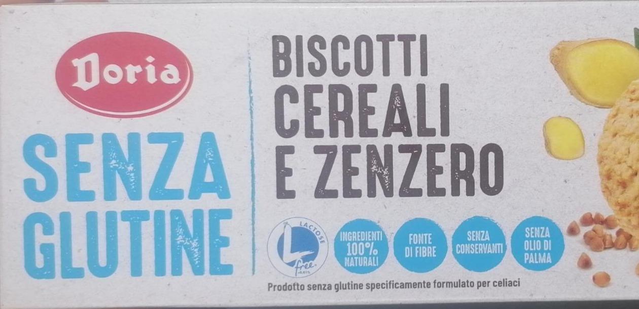 Fotografie - Senza Glutine Biscotti cereali e zenzero Doria