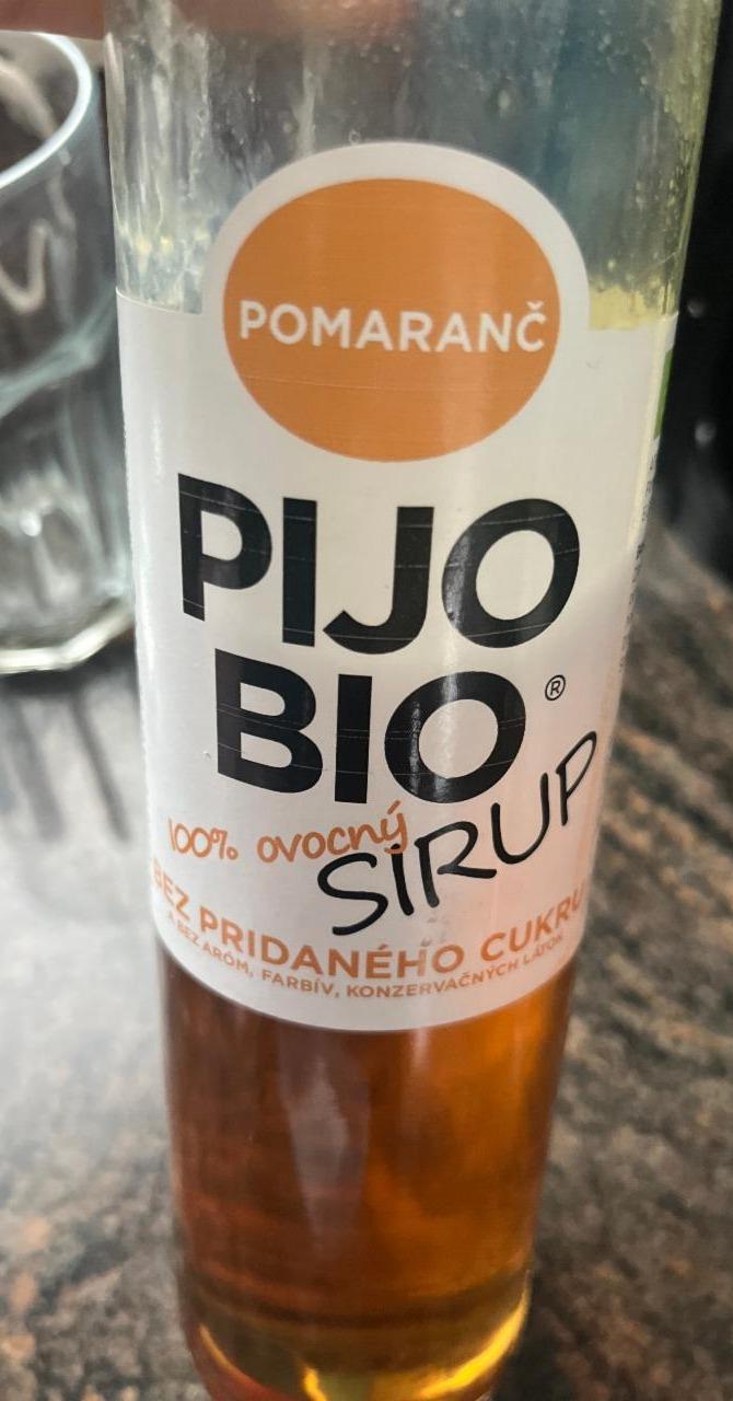 Fotografie - Pijo Bio Sirup Pomaranč