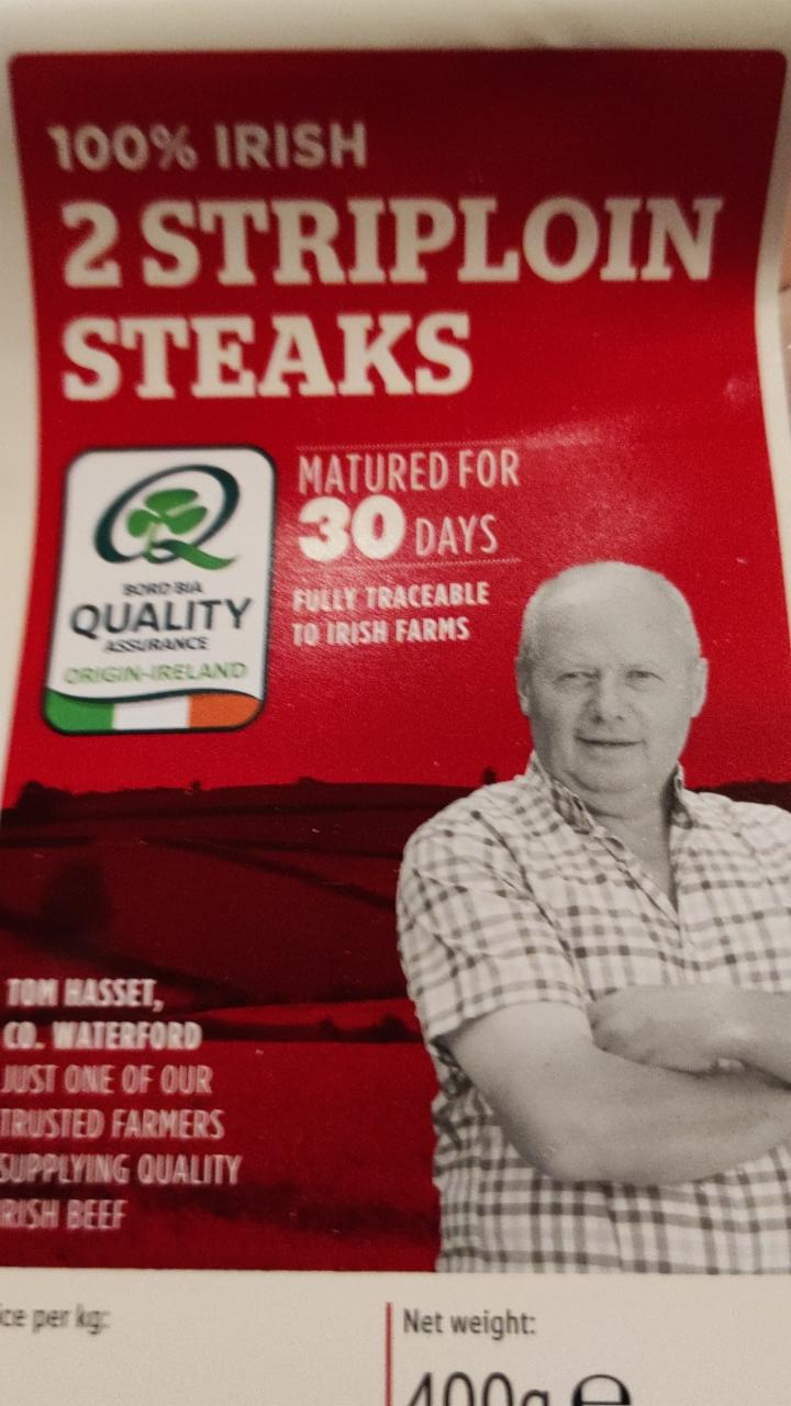 Fotografie - 100% Irish 2 Striploin Steaks