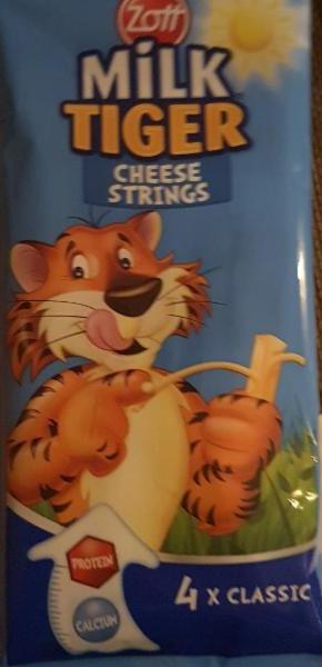 Fotografie - milk tiger cheese strings