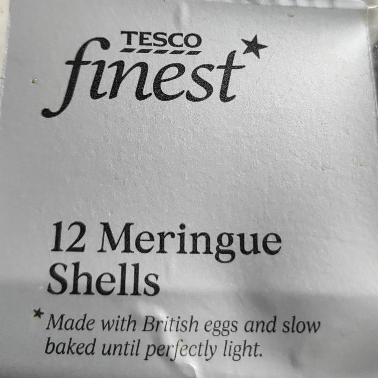 Fotografie - 12 Meringue Shells Tesco finest