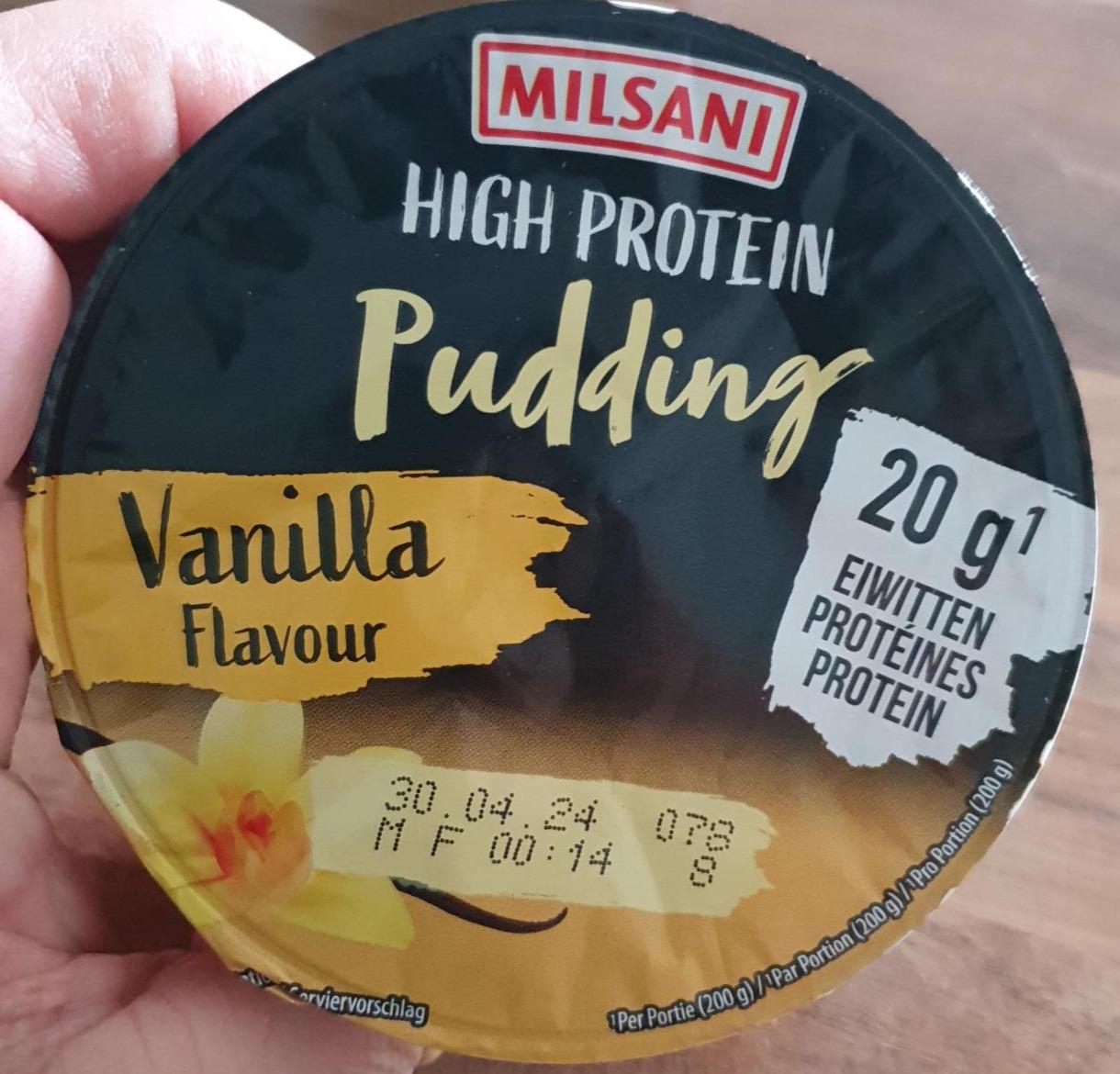 Fotografie - High Protein Pudding Vanilla Flavour Milsani