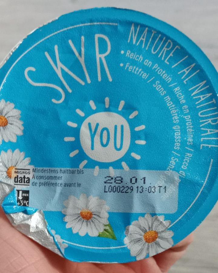 Fotografie - Skyr Nature YOU Migros