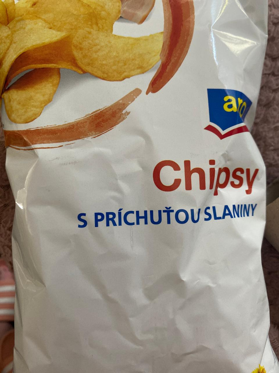 Fotografie - Chipsy s príchuťou slaniny Aro