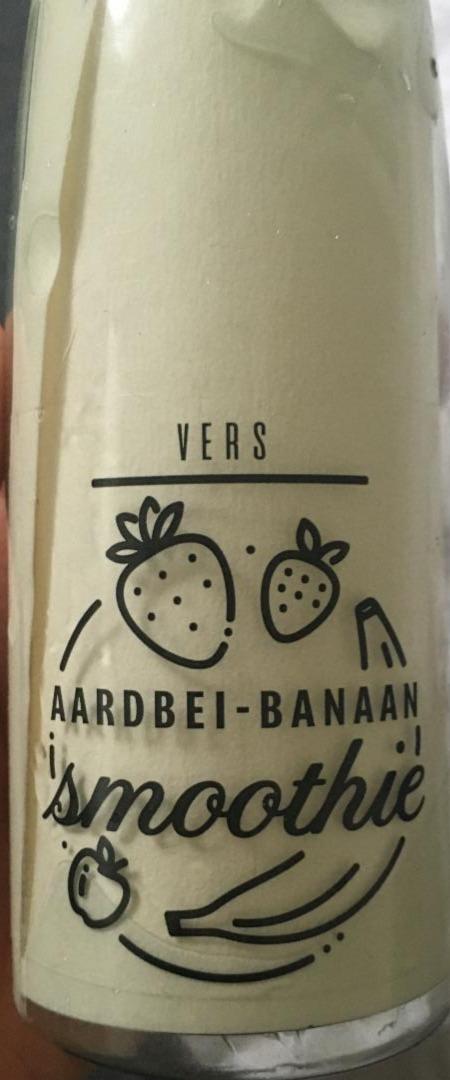 Fotografie - Aardbei banaan smootie Vers