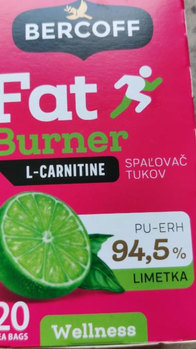 Fotografie - čaj Bercoff Fat Burner L-Carnitine Limetka