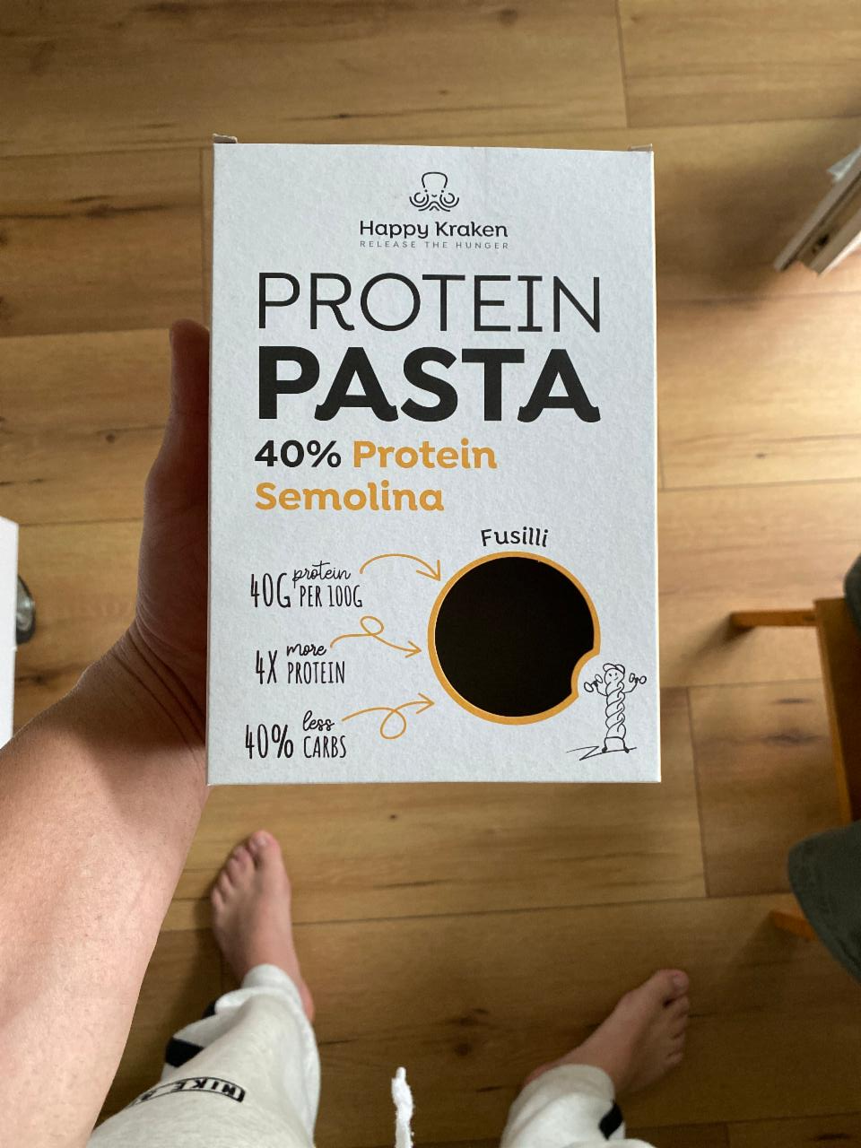 Fotografie - Happy Kraken Protein Pasta 40% Protein semolona fusilli