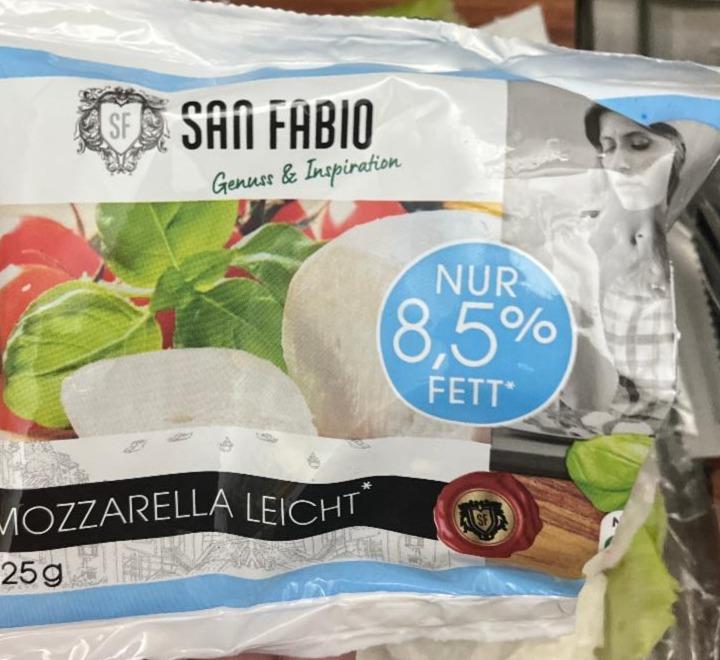 Fotografie - Mozzarella Leicht San Fabio