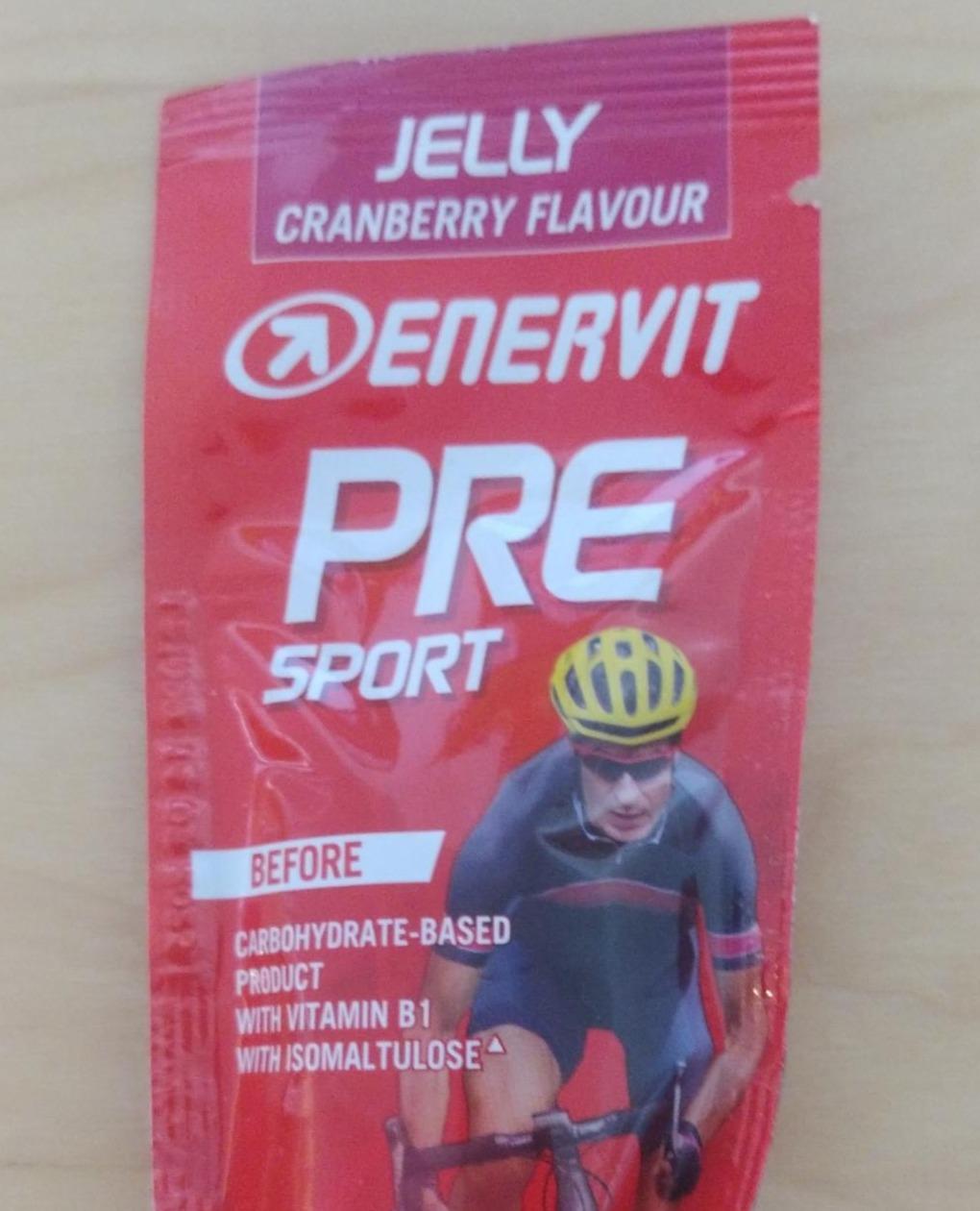 Fotografie - Pre Sport Jelly Cranberry Flavour Enervit