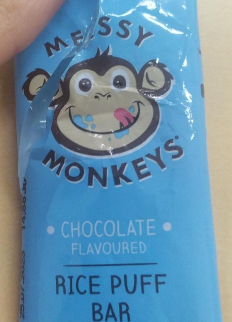 Fotografie - Messy Monkeys rice puff bar chocolate flavoured