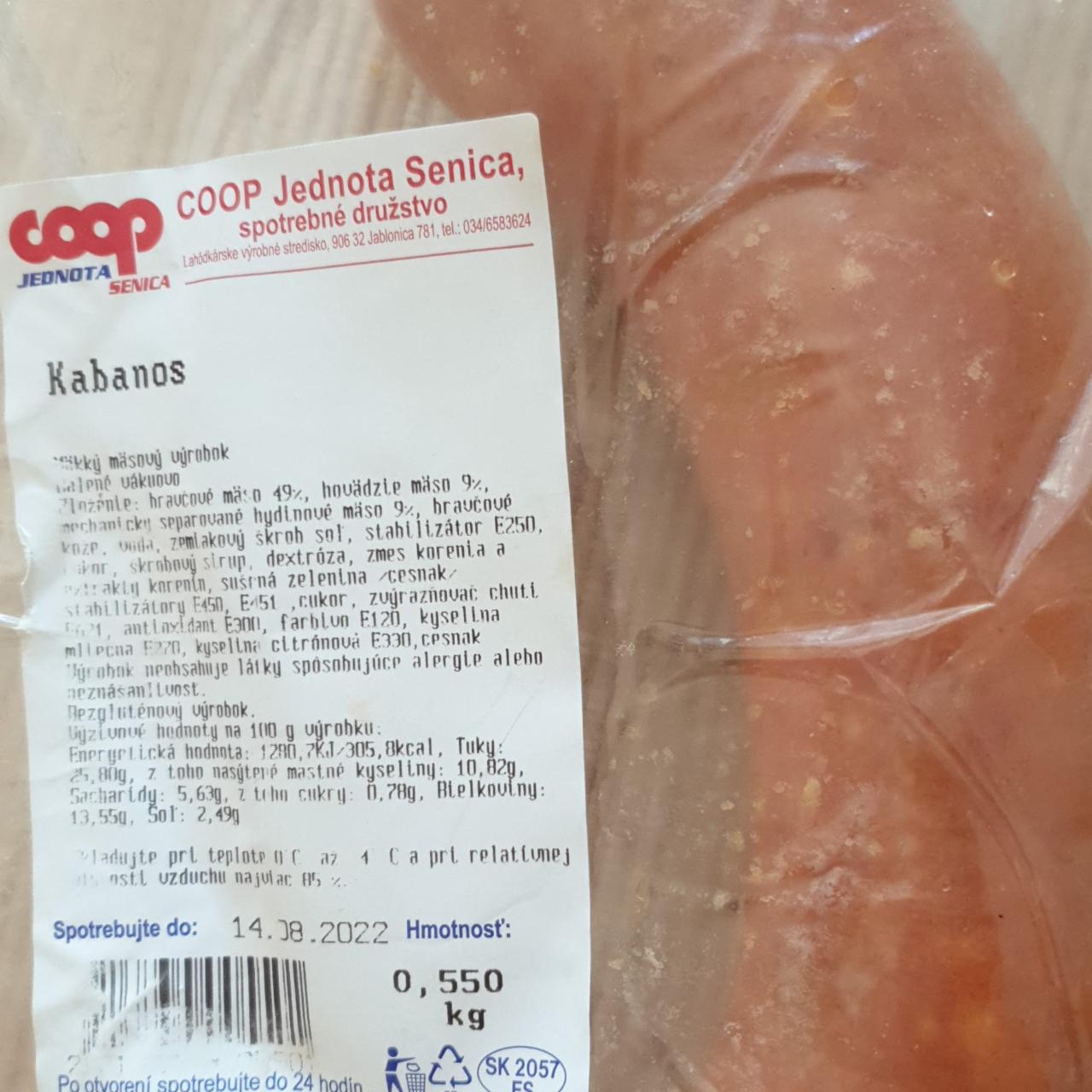 Fotografie - Kabanos Coop Jednota Senica