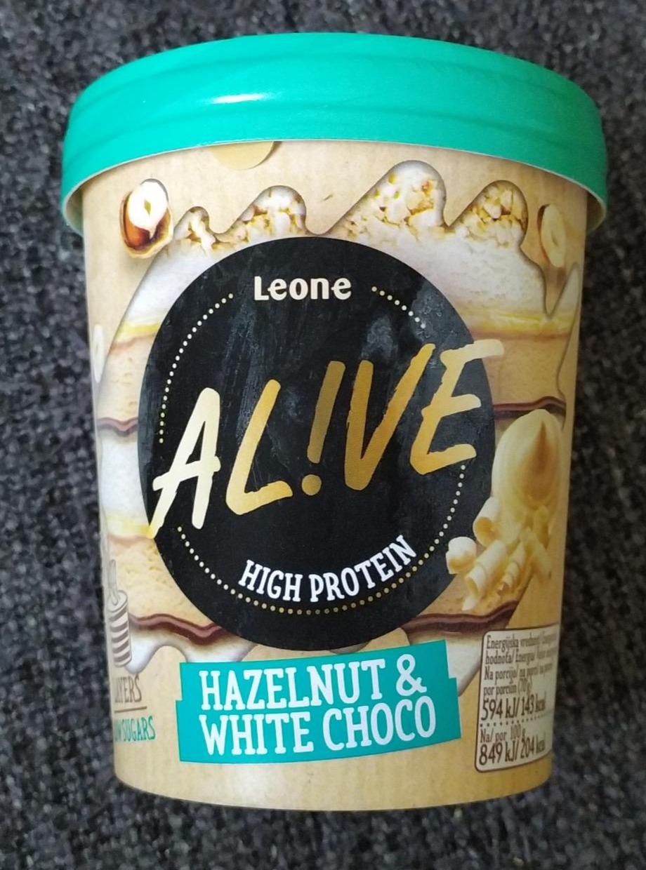Fotografie - AL!VE High Protein Hazelnut & White Choco Leone