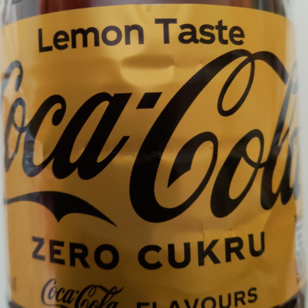 Fotografie - Zero cukru Lemon Taste Coca-Cola