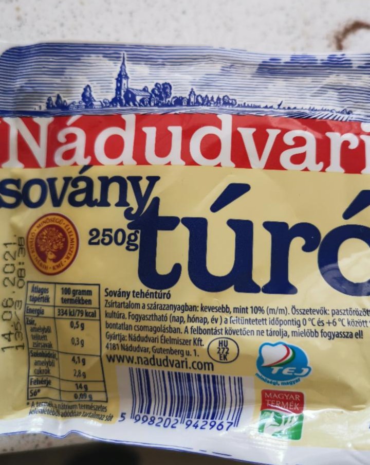 Fotografie - Sovány túró Nádudvari