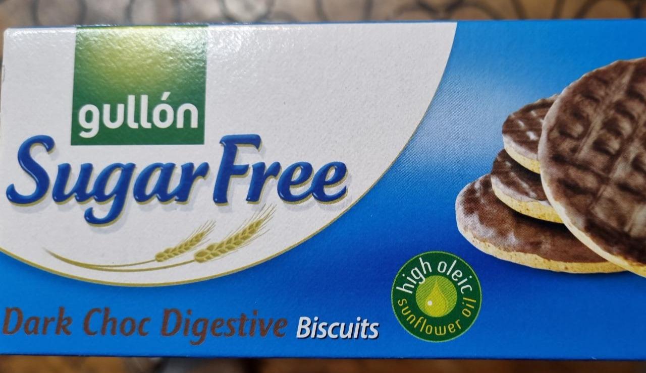 Fotografie - Sugar Free Dark Choc Digestive Biscuits Gullón