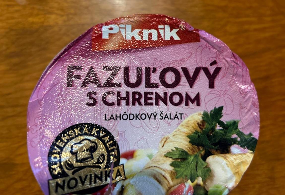 Fotografie - Fazuľový s chrenom Lahôdkový šalát Piknik