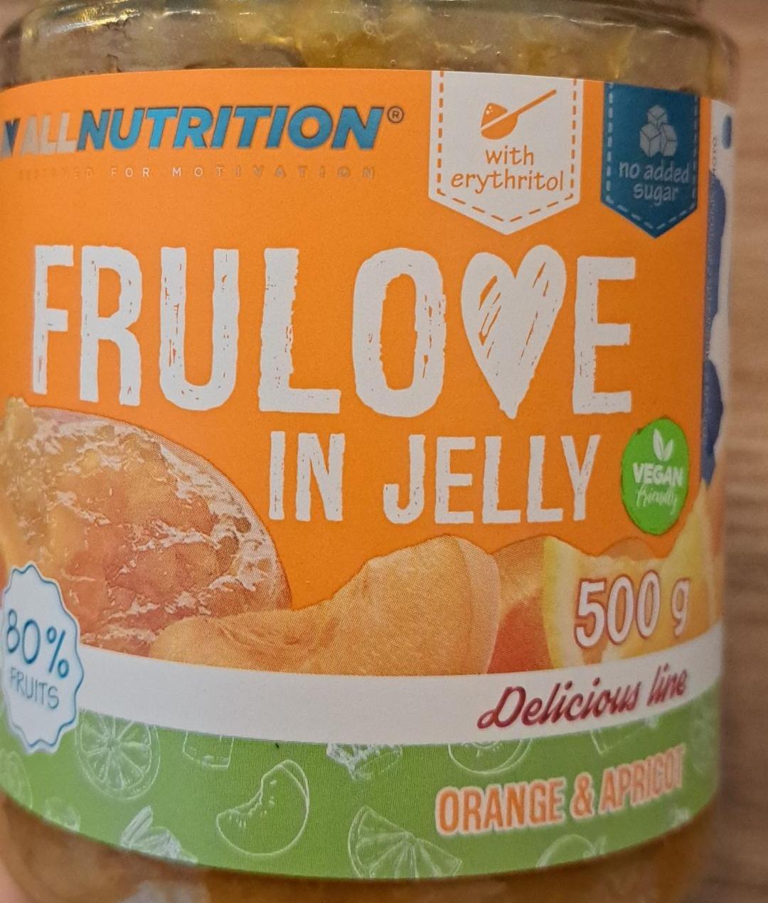Fotografie - Frulove in jelly Orange & Apricot Allnutrition