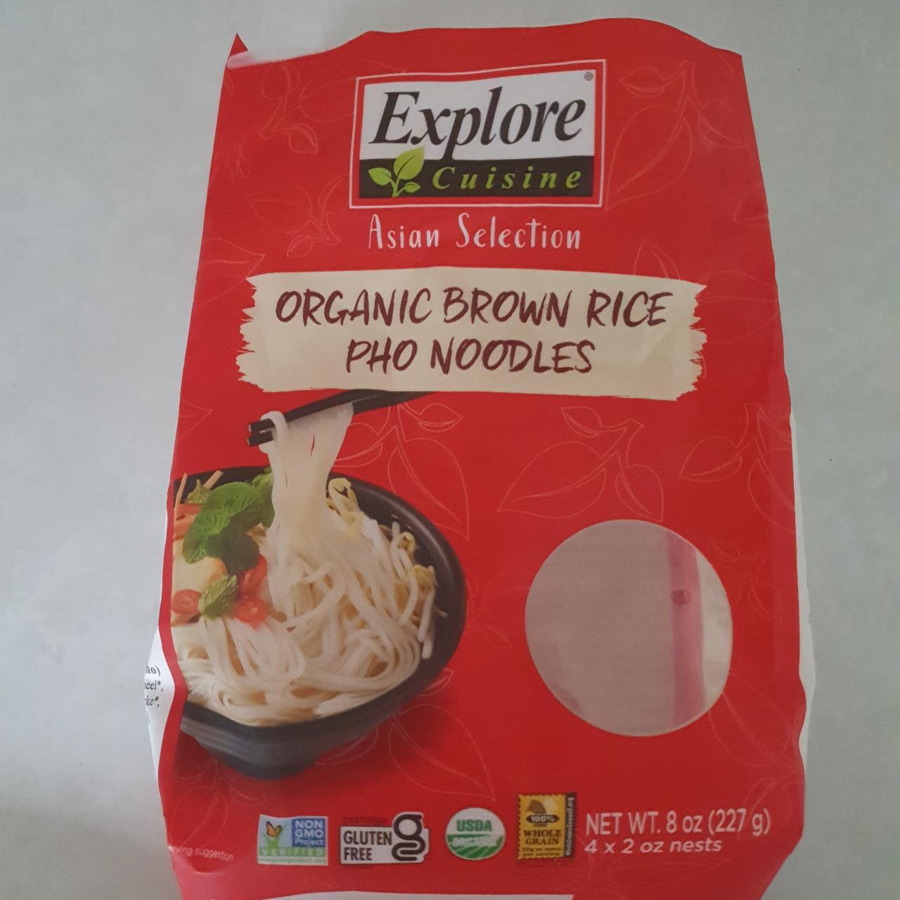 Fotografie - Organic brown rice Pho noodles Explore Cuisine