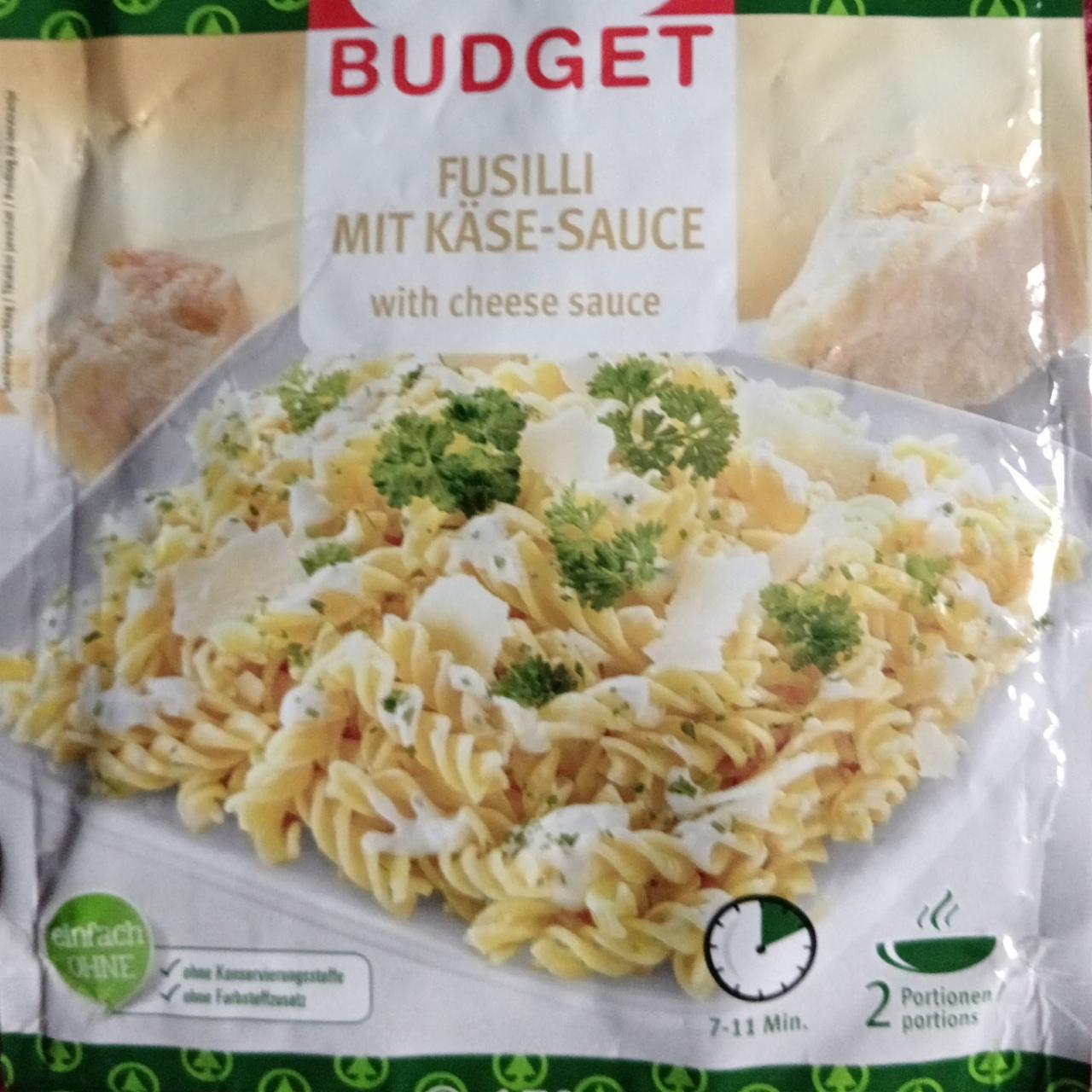 Fotografie - Fusilli mit käse-sauce S Budget
